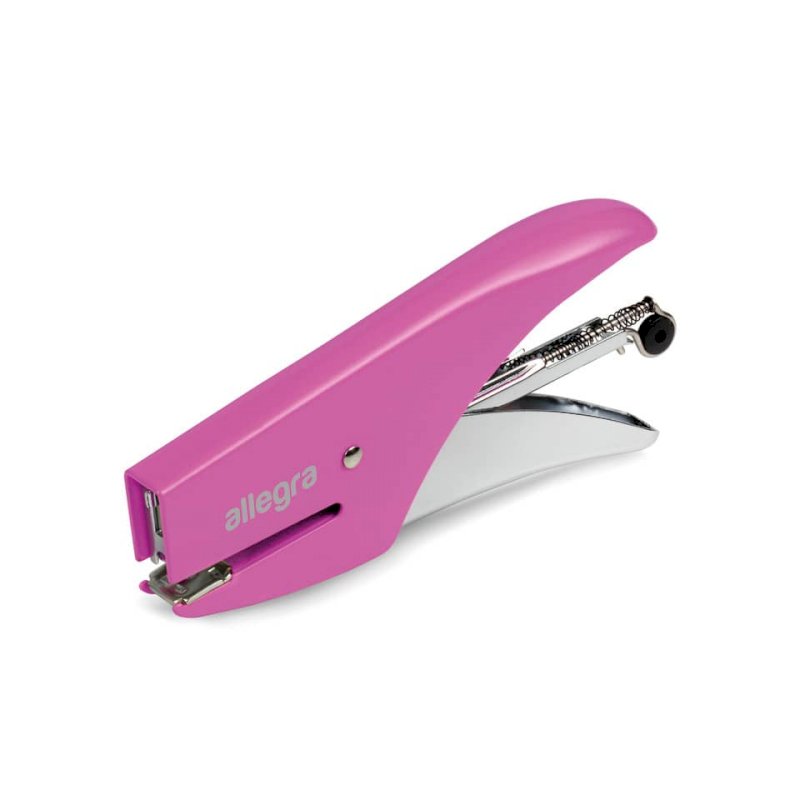 Cucitrice a pinza Allegra Fluo - 200 punti - 15 fogli Iternet rosa 0183PK