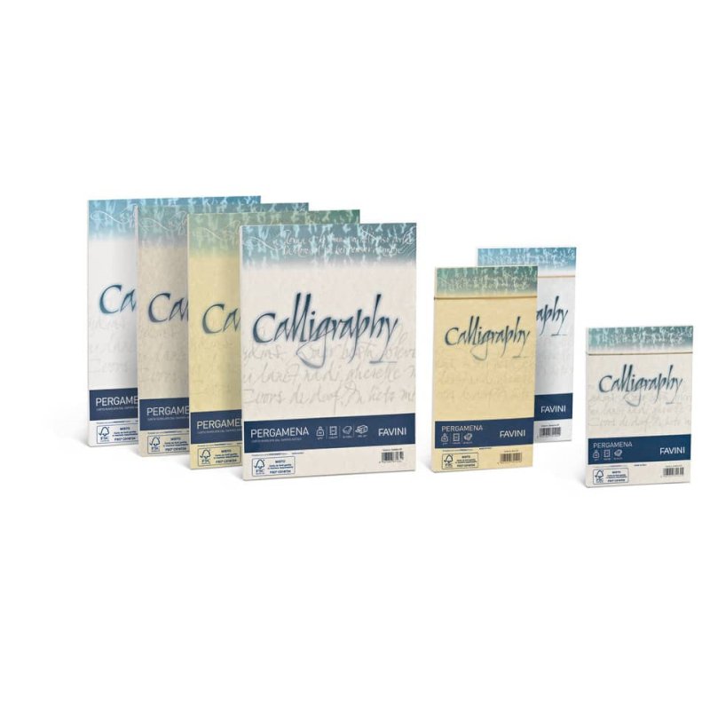 Buste Adesive Calligraphy Favini - Pergamena Liscio 110x220mm 90gr - Foto 7
