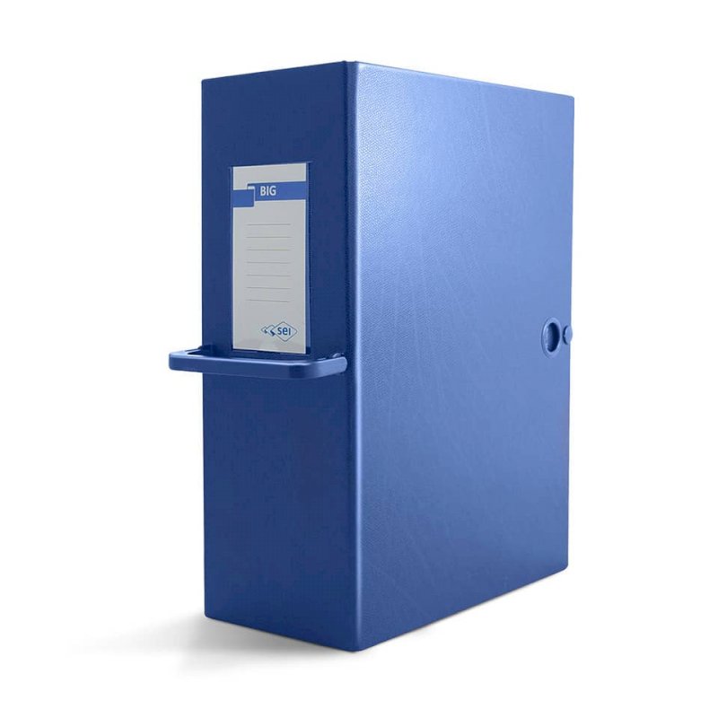 Cartelle Progetto Con Bottoni - Set 5 Pezzi Blu Scuro Dorso 12cm 25x35 Cm - Foto 10