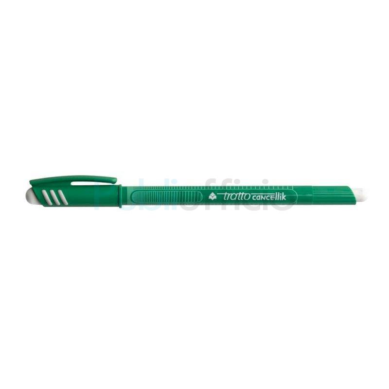 TRATTO - 826104 - Penna sfera cancellabile cancellik 1,0mm verde