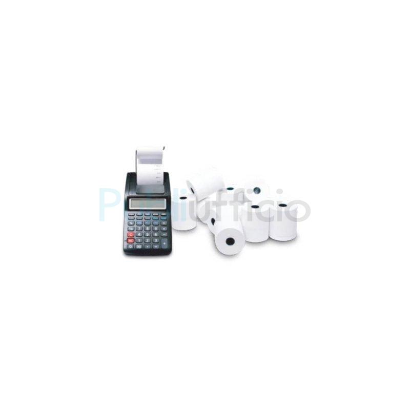 Rotoli Di Carta Termica Sharp Per Calcolatrice 57 Mm X 40 Mt | Confezione 24 Rotoli A 1 Strato