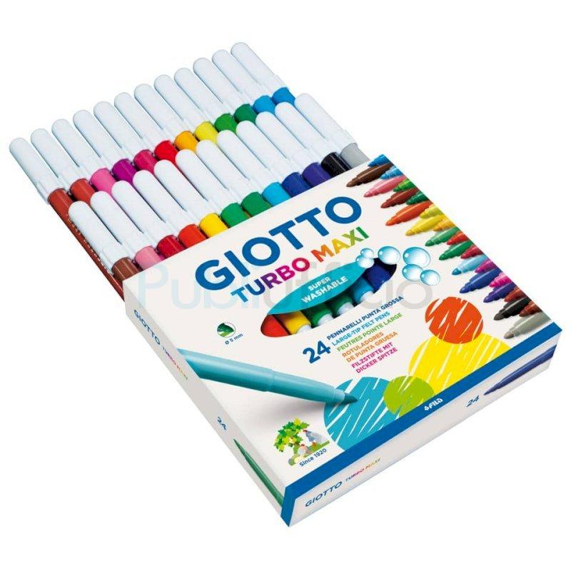 Pennarello Giotto Turbo maxi - Giallo medio 