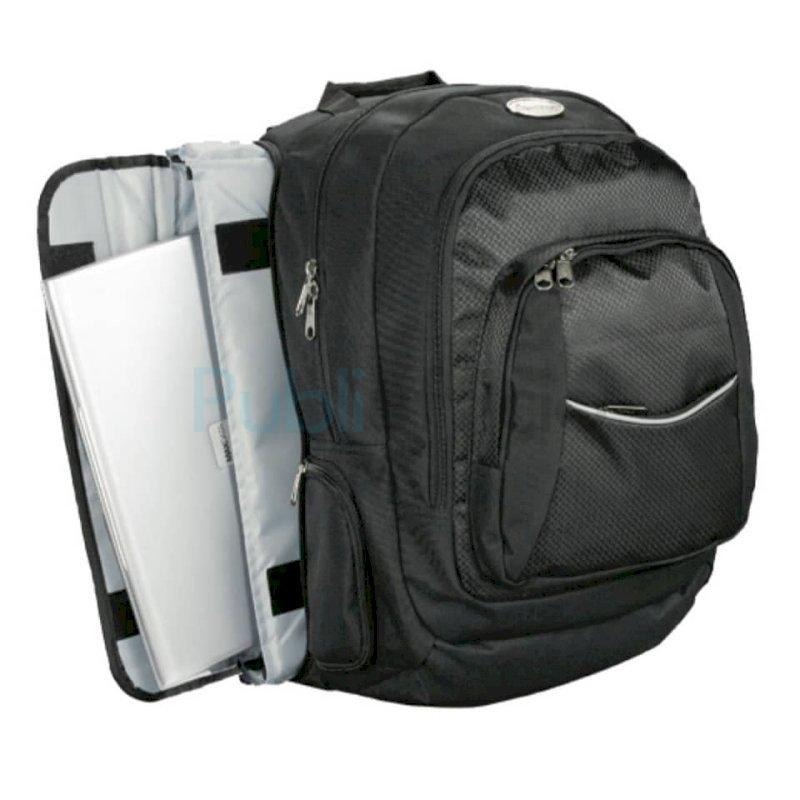 Zaino ventiquattrore portacomputer Lightpak ADVANTAGE in nylon 49x35x23 cm  fino a 17'' nero - 46090 | Publiufficio