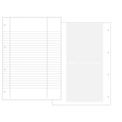 Carta uso bollo rigato O.C.L. con fori archivio 90 g/m² - 500 ff - 210x297 mm 1460F