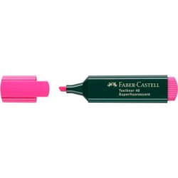 Evidenziatore Faber-Castell Textliner 48 Refill tratto 1-2-5 mm rosa fluo 154828