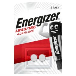 Batterie alcaline a bottone ENERGIZER LR43/186 conf. da 2 - E301536500