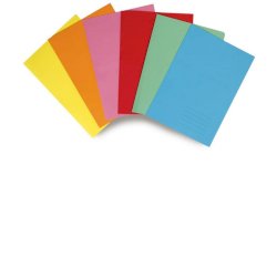 Cartelline semplici EURO-CART cartoncino calandrato 24,5x34 cm arancio conf. 6 pezzi - XCM01FAR/6