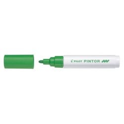 Marcatore multisuperficie Pilot Pintor a base d'acqua punta in fibra 4,5 mm verde chiaro - 002387