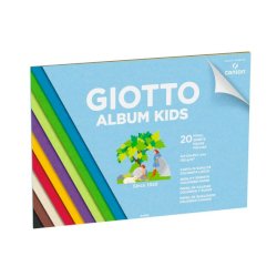 Album da disegno Giotto Kids A4 20 ff. da 120 g lisci colorato F580700