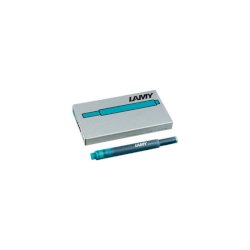 Cartucce ricambio Lamy T10 in confezione da 5 colore inchiostro turchese 1202741