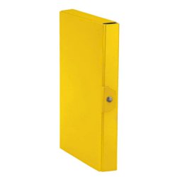 Cartella portaprogetti Esselte C84 DELSO ORDER dorso 4 cm presspan lucido giallo 25x35 cm  - 390384090