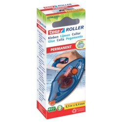Colle roller tesa adesivo permanente monouso ecoLogo® 8,4 mm x 8,5 m trasparente - 59090-00005-03