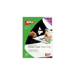 Carta fotografica laser Decadry A4 alta qualità - finitura lucida - fronte/retro 210 g/m² bianco Conf. 100 fogli T900008