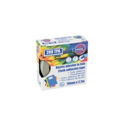 Nastro adesivo telato Eurocel formato 19 mm x 2,7 m - colore grigio 016514194