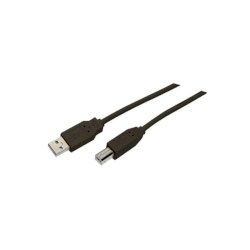 Cavo di collegamento Media Range USB 2.0 A/B nero 1,8 m MRCS101