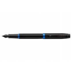 Penna stilografica Parker IM Vibrant Ring punta F inchiostro blu Parker Marine Blue - 2172858