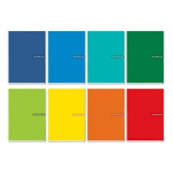 Maxi quaderno Colorclub A4 a righe B con margini - copertina 200 gr/mq - 20+1 ff 80 gr/mq - 5710
