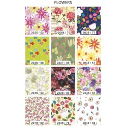 Carta regalo Bolis 70x100 cm patinata Flowers - conf. 50 pz - 79007948600 -19