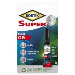 Adesivo universale istantaneo Bostik Odor Free 3 g - Super Flexi Gel 7003417