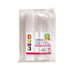 Colla a caldo Deco Ø 11 mm x 20 cm - conf. 50 Stick - T705A/1000