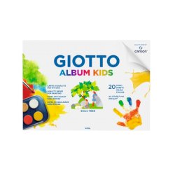 Album da disegno Giotto Kids 20 ff da 200 g/m2 - A4 bianco F580400