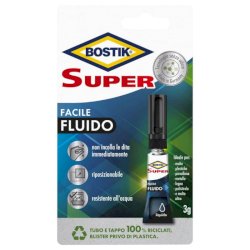 Adesivo universale istantaneo Bostik Odor Free 3 g - Super Facile Fluido 7003418