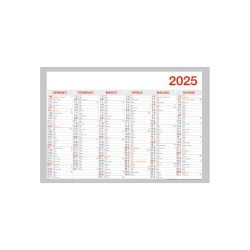 Tabella 2025 semestrale formato 48,4x33,4 cm - conf. 10 pz - 25-TC504