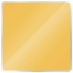 Lavagna magnetica in vetro Leitz Cosy - 450x450mm - giallo caldo 70440019