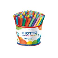 Turbo Color giotto 24 pennarelli colori intensi in astuccio Art 417000