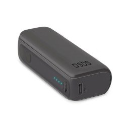 Powerbank SBS 5.000 mAh - 2x Type-C + USB - 10 W - nero TTBB5000MINIK