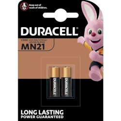 Batterie alcaline specialistiche Duracell MN21 12 v MN21 - apricancello/macchina  conf. da 2 - DU25