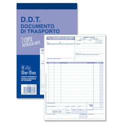 Blocco O.C.L. DDT mittente - destinatario 50x2 copie  14x21 cm 0110
