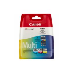Cartuccia inkjet CL-526 Canon capacità standard 3x9 ml combo-pack Ciano-Magenta-Giallo - 4541B009