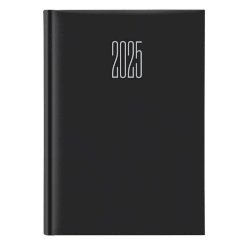 Agenda 2025 Castelli giornaliera gommato s/d abbinati 14,3x20,5 cm nero 25-064000406C