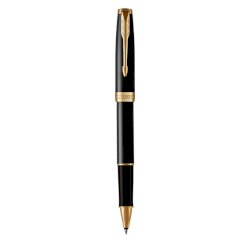 Penna roller Parker Sonnet punta F inchiostro nero Parker Black GT 1931496