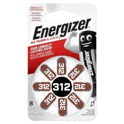 Batterie a bottone ENERGIZER 312 Zinc Air TL8 conf. da 8 - E301431801