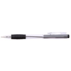 Penna a sfera a scatto ricaricabile Office Products punta 0,7 mm - nero conf. 50 pezzi - 17015611-05
