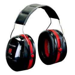 Cuffie auricolari 3M Peltor™ nero/rosso 35 dB - Optime III