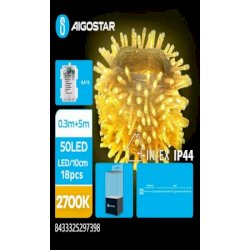 AIGOSTAR - B10105MQO - Lampadina led c37 e14 6w 510 lumen luce naturale -  Confezione risparmio da 5 PZ - 8433325191306