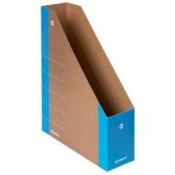 Portariviste in cartone formato A4 dorso 8 cm Donau blu 3550001FSC-10