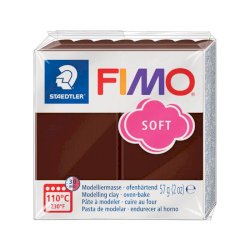 Pasta modellabile Staedtler FIMO® soft 57 g cioccolato - 8020-75