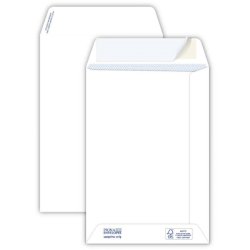 Buste a sacco bianche autoad. removibili Pigna Envelopes Competitor strip 100 g/m² 160x230 mm  conf. 500 pz - 0029516