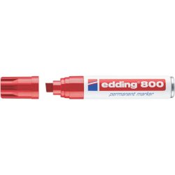 Marcatore permanente edding 800 punta scalpello 4-12 mm rosso E-800 002