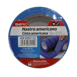 Nastro americano Emi - 48 mm x 20 m - blu - 8701112