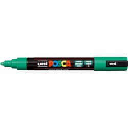 Marcatore a tempera POSCA Uni-Ball punta tonda 1,8-2,5 mm verde M PC5M V