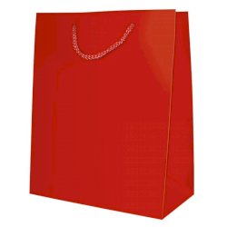 Sacchetti da regalo rosso opaco Biembi misura  S - 12x15x5 cm conf. 6 pezzi - BXS202O20A