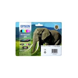 Cartuccia inkjet Elefante 24 Epson 6 colori C13T24284011