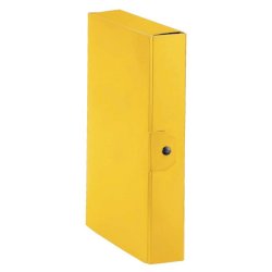 Cartella portaprogetti Esselte C90 DELSO ORDER dorso 6 cm presspan lucido 25x35 cm Esselte giallo - C8609