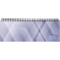 Planning 2026 settimanale c/spirale carta 28,8x11,7 cm azzurro 26-023007505C