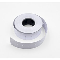 Rotolo etichette per prezzatrice Lebez Prima - colore bianco - 10 rotolini da 1000 etichette 21 x 12 mm - 169